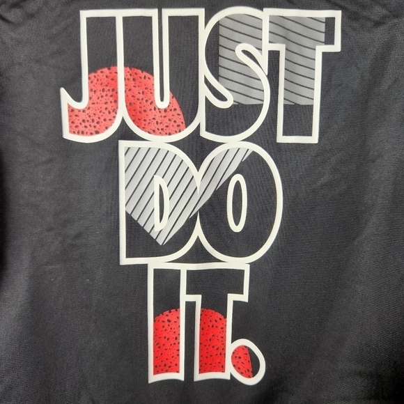 Nike Boys Lightweight Colorblocked Red Black Zip Up Jacket-Size 3T - Picture 2 of 6